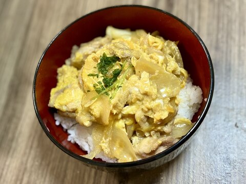 めんつゆで簡単！親子丼